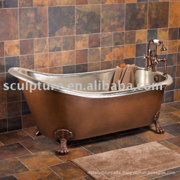 Hotel Decoration hand made copper bathtub
